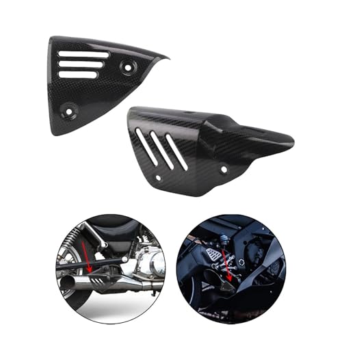Cubierta térmica para escape de motocicleta con aislamiento de tubería protector 2