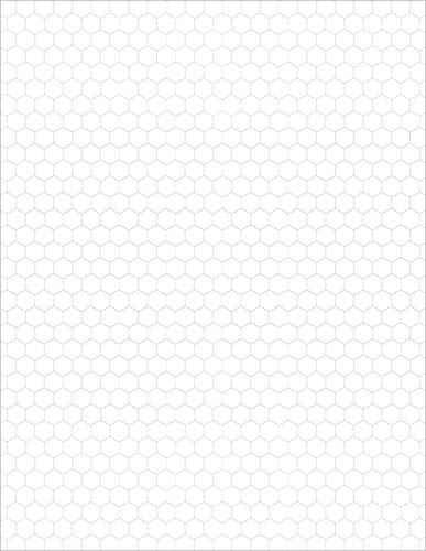 Hexagonal Graph Paper Composition Notebook: Organic Chemistry & Biochemistry Note Book, 200 pages 1/4 inch hexagons (Science Notebooks Series) image 4