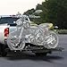 Motorcycle Rack Motorcycle Scooter Carrier Hauler Hitch Mount Rack with Loading Ramp Fit 2