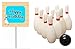 Bowling Happy Birthday Banner and Mini Miniature Bowling Pins Cake Decoration Cake Topper