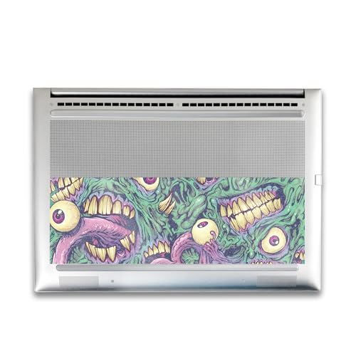 Image of Glossy Glitter Gaming Skin Compatible with HP Envy x360 16 inch (2023) - Eyes and Teeth - Premium 3M Vinyl Protective Wrap Decal Cover - Easy to Apply | Crafted in The USA by MightySkins