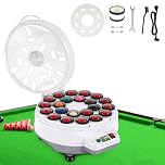 YJINGRUI Billiard Ball Polisher and Cleaner, 22 balls Pool Ball Cleaning Machine 180W for 52.5mm diameter Billiard and Snooker