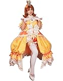 miccostumes Womens Princess Costume Anime Princess Cosplay Fullset Deluxe Gown Kawaii Lolita Dress with Crown Earrings (M)