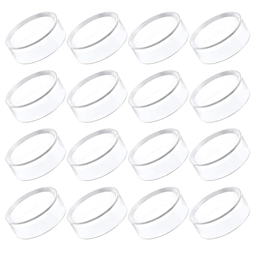 16 soportes de béisbol transparentes para exhibición de pelotas de béisbol, soportes de almacenamiento para esfera de golf