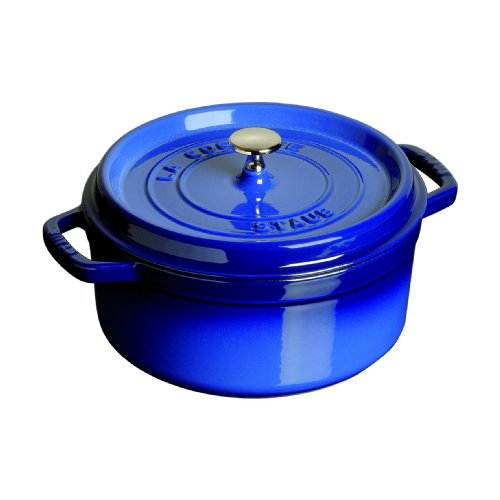 Staub Staub round cocotte, dark blue, 7 qt. - dark blue (110