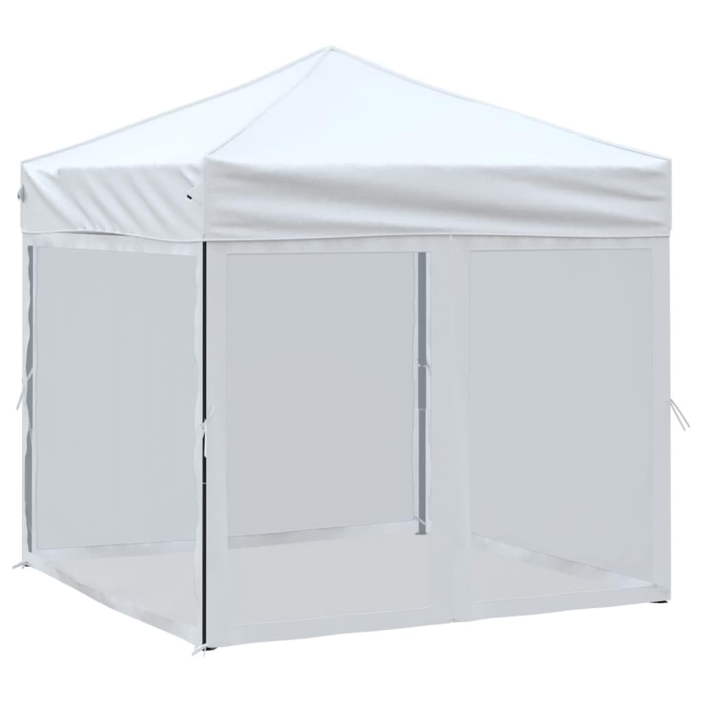 Carpa plegable para fiestas, 2 x 2 m, con paredes laterales, color