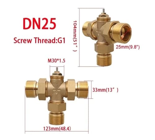 Vanne mélangeuse 3 voies DN25 pour résoudre les problèmes de variations de température eau