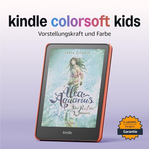 Amazon Kindle Colorsoft Kids (neueste generation) – Der erste Farb-Kindle für Kinder, mit Hülle – 16 GB – Sternenzeit