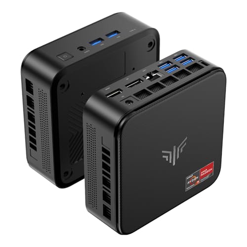 NiPoGi E3B Mini PC, AMD Ryzen 7 7730U 16GB DDR4 512GB SSD Mini