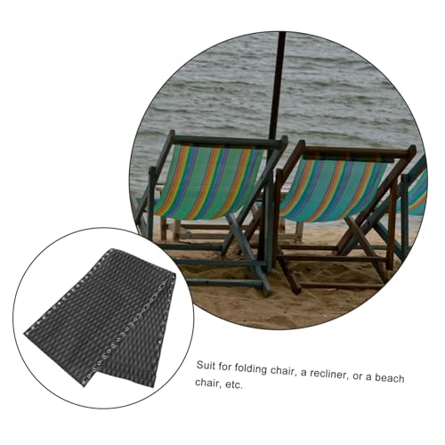 Generisch Liegenetz im Freien zusammenklappbare Gartenstühle außen Sitz Strandstuhl Gewebe Liegestuhl Gewebe Campingstühle stuhlhussen Ersatz für tragbare Stühle nützlicher Stuhlersatz Stoff