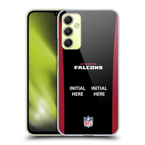 Coque Samsung Galaxy A34 5G NFL Atlanta Falcons personnalisée avec initiale
