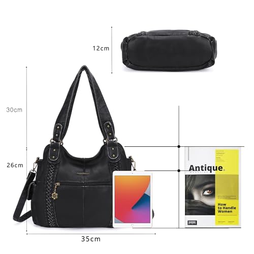 Image of Angel Barcelo Purses for Women Soft PU Leather Shoulder Bag Crossbody Purse and Handbags