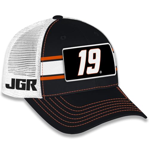 Gorra Trucker Negra Checkered Flag Sports NASCAR 2025 miniatura 3