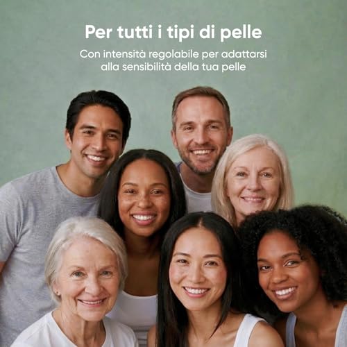 Maschera LED Viso Terapia, 7 Modalità, Fototerapia Luce Rossa Portatile con LED NIR, Silicone Morbido, Trattamento 5-10 Min, Protezione Occhi, Infrarossi Ricaricabile - Illuminazione - Immagine 7