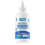 Vetnique Oticbliss Medicated Dog Ear Cleaner, Antiseptic Flush for Cat & Dog Ear Infections with Chlorhexidine to Reduce Irritation - Clear The Ear 4oz Flush