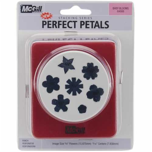 Mcgill Perfect Petals Stacking Lever Punch, Baby Blooms, Multi Size 0.3125-Inch, 0.625-Inch #TOP19