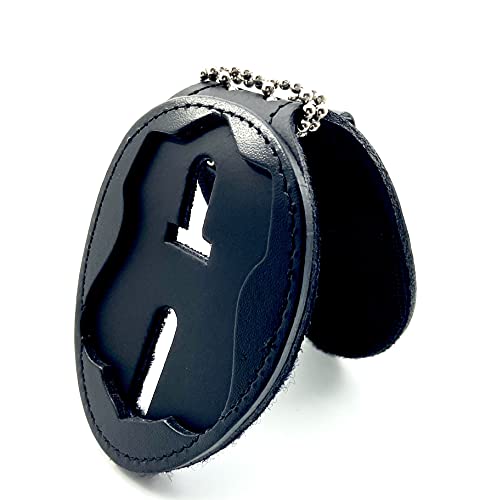 Perfect Fit Shield Wallets San Antonio Texas SATP Clip on Badge Holder with Neck Chain (Cut-Out # 1059)4