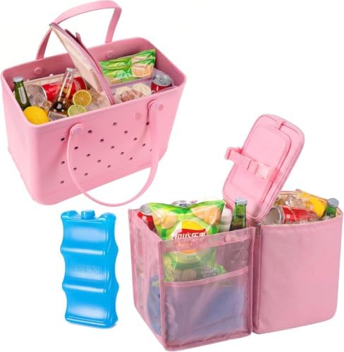 Cooler Organizer Insert for XL Bogg Bag, Black Mesh Divider image 2