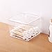 Luxspire Qtip Holder Dispenser for Cotton Ball, Cotton Swab, Q tip, Floss, Acrylic Apothecary Jar for Bathroom Accessories Containers Storage Organization Vanity Makeup Organizer