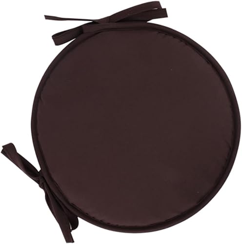 Miniatura 9 de Homoyoyo 2 cojines redondos de oficina para exteriores, cojines de asiento para sillas de comedor, sillas redondas para exteriores, cojines para