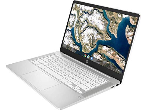 Hp Chromebook - 14A-Na0012Ds 14" Ts Intel Celeron N4020 Intel Uhd Graphics 600 4 Gb Ram 128 Gb Emmc Chrome Os™ Bt Webcam Ceramic White(Renewed) #TOP1