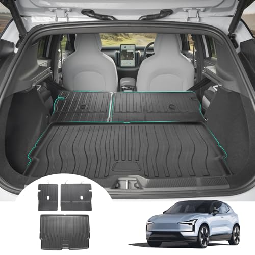 Tapis de coffre GAFAT pour Volvo EX30 2024 2025 2026 protection de siege arriere
