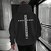 Lubpow Christian Hoodies for Men Inspirational Religious Faith Cross Sweatshirts Vintage Bible Verse Graphic Hoodie Pullover, Black, M #5
