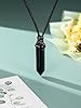 JSDDE Natural Black Obsidian Crystal Necklace for Women Wen Reiki Healing Hexagonal Point Crystals Stone Pendant Necklaces Jewellery #1