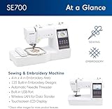 Brother SE700 Embroidery & Sewing Machine with...