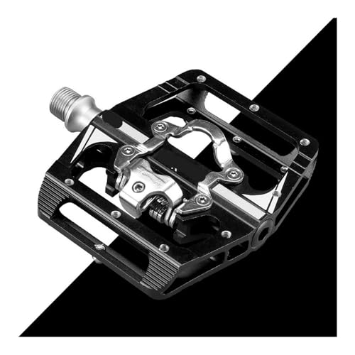Pédales de vélo M215 robustes en aluminium double fonction