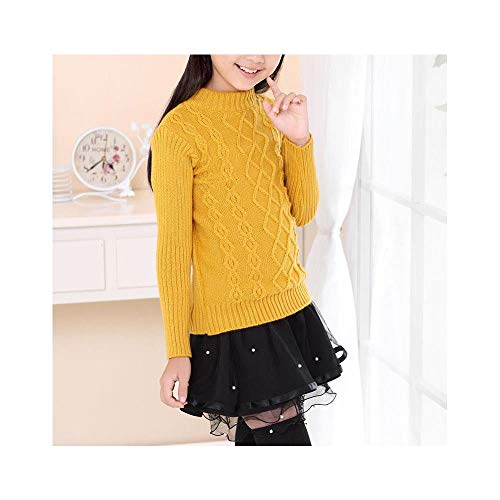 Phorecys Boys' Girls' Long Sleeve Knitted Turtleneck Pullover Sweaters2