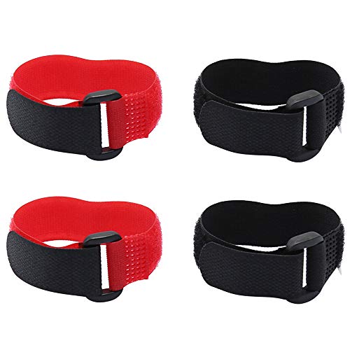 4 Pieces - Velcor Nylon No Crow Rooster Collar - Anti Crow Noise Neck Belt for NO Crow Collar Roosters Cockerel - Prevent Screaming Disturbing Neighbors
