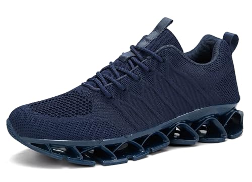 Image of Mens Slip on Running Walking Shoes Blade Tennis Casual Fashion Sneakers Comfort Non Slip Work Sport Athletic Trainer