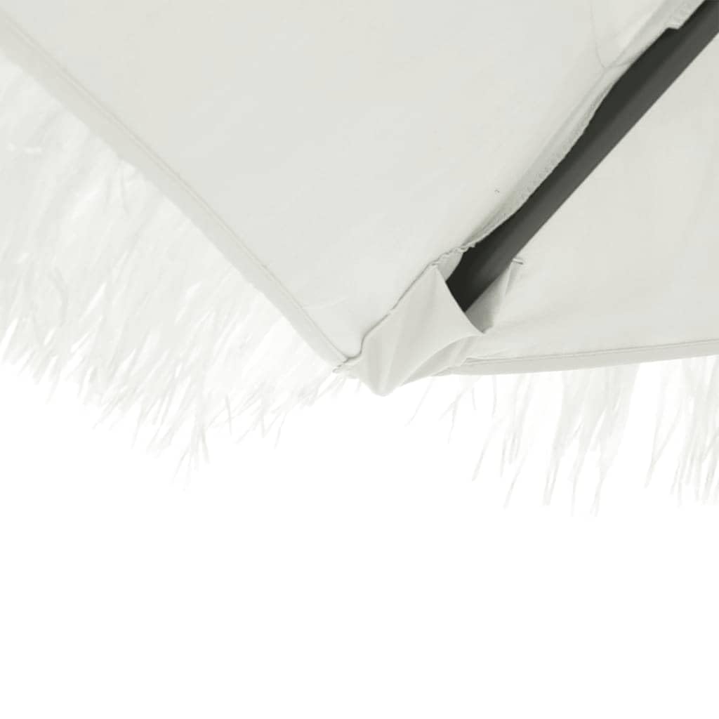 SYDE Ombrellone da giardino, marrone, 246 x 246 x 230 cm