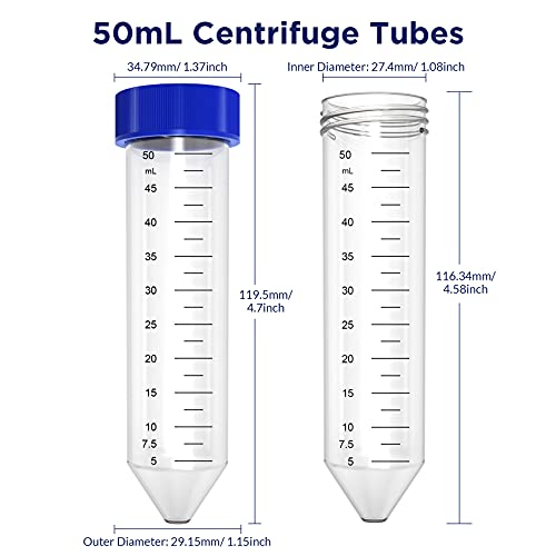 Membrane Solutions LBCT500S Conical Centrifuge Tubes 50Ml thumb #1