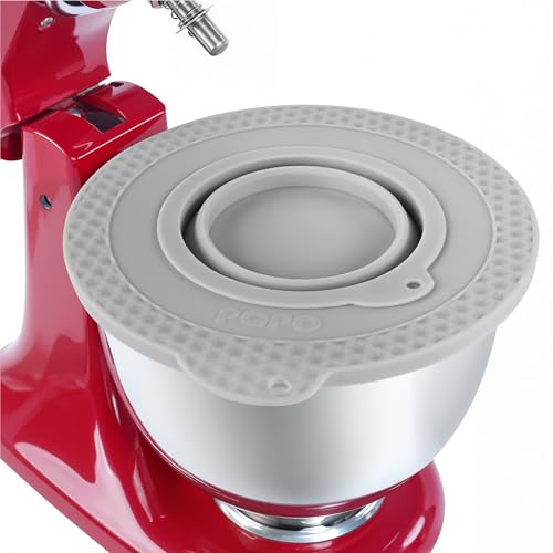 Silicone Mixer Bowl Cover Compatible with KitchenAid 4.5-5 Quart Tilt-Head