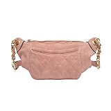 Pochete Feminina Estilosa Moderna Bolsa de Ombro Golden Fenix Cor:Rosa;tamanho:M