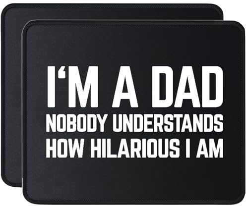 Wish State Mouse Pad, Rubber, Black, Non-Slip Waterproof for Office