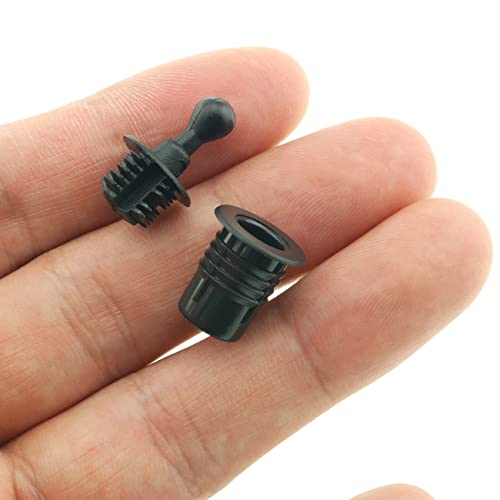 Image of Speaker Grill Peg Kit FMHXG 10Pair Plastic Ball and Socket Type Grill Guides Pegs Cloth Buckle Screws Speaker Parts Accessories, 14x14x11 mm