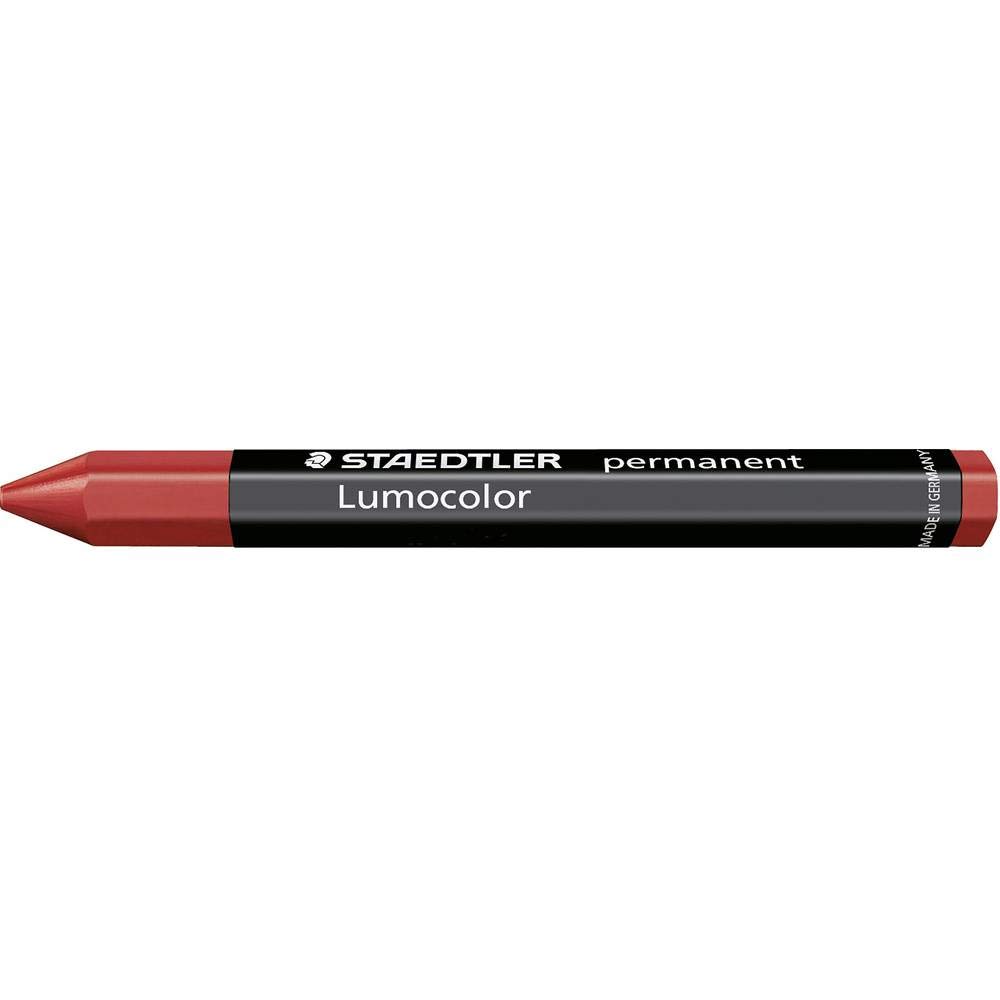 236-2 Lumocolor Omnigraph Permanent Marking Crayons - Red (Pack of 12)