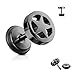 Pierced Owl 16GA 316L Stainless Steel Star Center Fake 0GA Plugs, Sold as a Pair (Black)