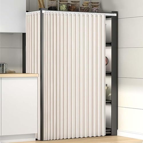 Rideaux de cuisine en lin anti-poussière ombrage ventilation placard