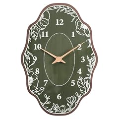 SCOAGE Mid Century Retro Irregular Shape Wall Clock, Silent Non Ticking Battery Operated, 14 x 9 photo SCOAGE Mid Century Retro Irregular Shape Wall Clock, Silent Non Ticking Battery Operated, 14 x 9