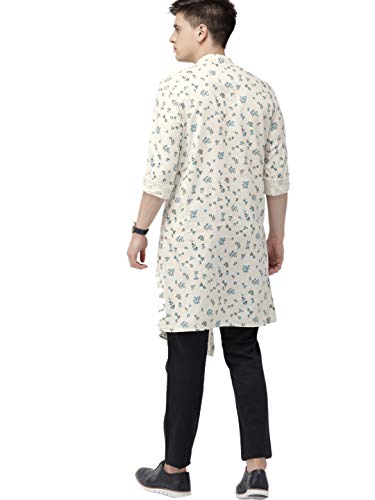 Image of The Indian Garage Co Men's Cotton Regular Fit Regular Kurta