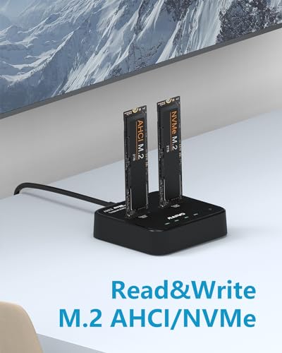 Duplicador MAIWO K3016P2 NVMe AHCI M.2 SSD USB 3.2 Tipo C miniatura 3