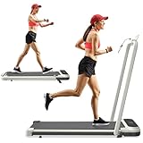 RUNREELY ルームランナー 家庭用 ランニングマシン 折りたたみ コンパクト 手動揚昇機能搭載 4° 傾斜可能 時速 1~10km ウォーキングマシン 電動 静音 軽量 室内運動 ダイエット 有酸素運動 宅トレ 簡単移動 組立不要 超薄型 9 個のプログラムモード 白い