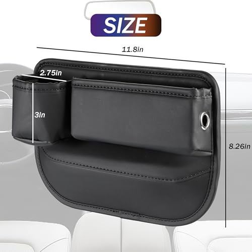 Organizador de hueco para asiento de carro 2 packs miniatura 6