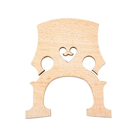 Benkeg 1pc Replacement Part 3/4 Maple Bridge for Double Bass Contrabass Upright Bass,1pc Replacement Part Cover