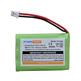 PowerTrust Ni-MH MBP33 Battery for Motorola MBP33 MBP36 MBP36PU MBP33S MBP33PU MBP35 MBP36S MBP41 MBP43 Baby Monitor