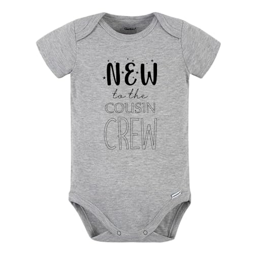 New To The Cousin Crew Bodysuit New Cousin Announcement Big Cousin Little Cousin Matching Tshirts 123